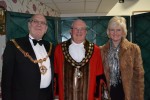 Cllr Kit Owen welcomes the Mayor of Godmanchester, Cllr David Underwood and his wife Wendy.