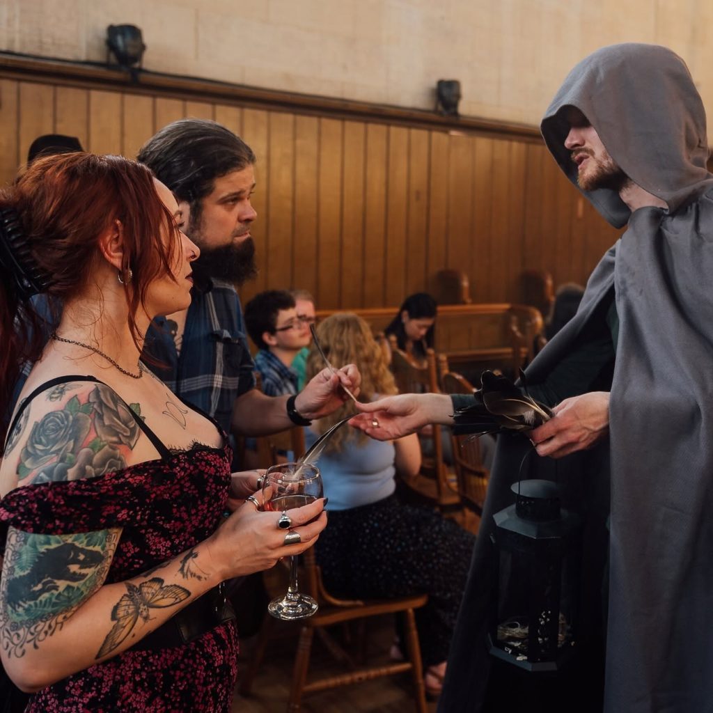 Image shows actors in costume