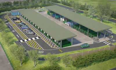 Image shows proposed new recycling centre