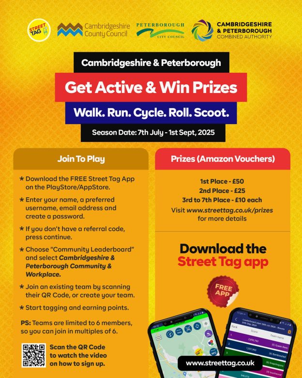 Get active and win prizes | March Town Council